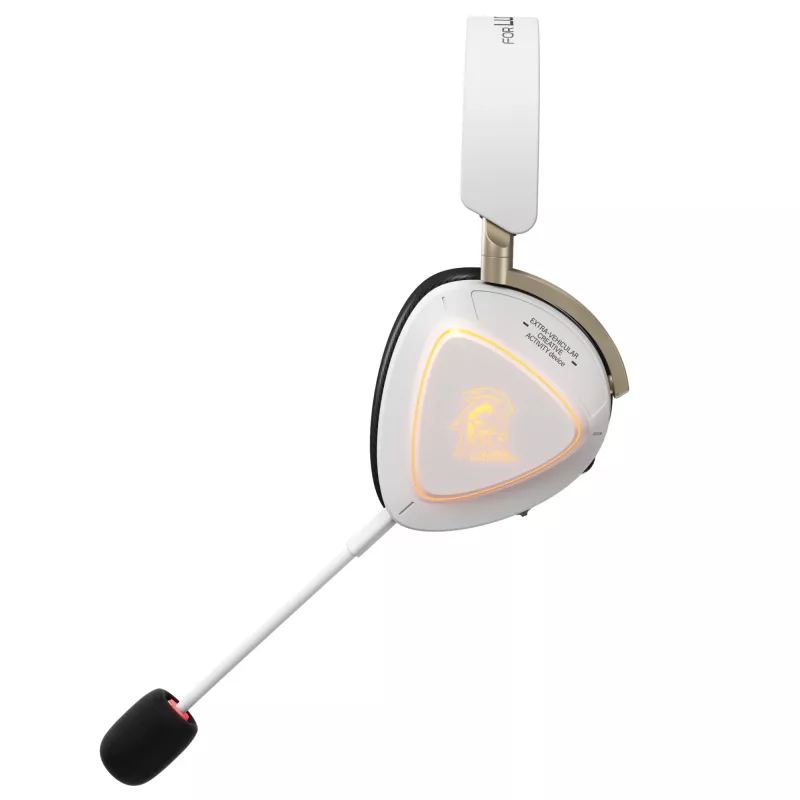 Zestaw słuchawkowy ASUS ROG Delta II-KJP — Circumaural, przewodowy i bezprzewodowy (Bluetooth), 20–20000 Hz, 325 g, czarno-biały