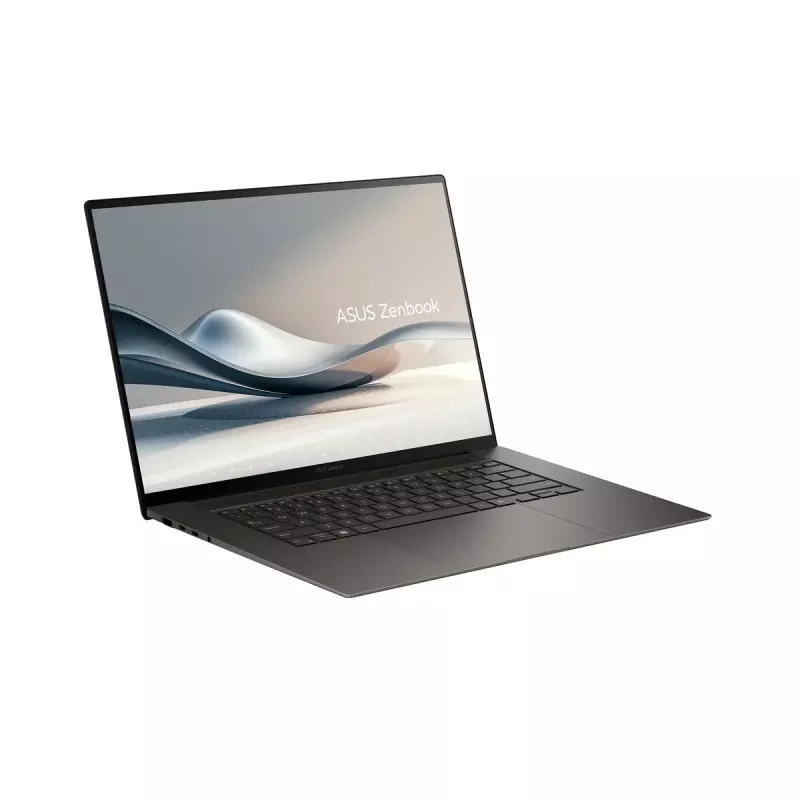 Laptop ASUS Vivobook S16 UM5606WA — 16 cali OLED 3K (2880×1800) 120Hz, AMD Ryzen AI 9 370HX, 32GB LPDDR5X, 2TB SSD, Windows 11 Pro, Zumaia Gray