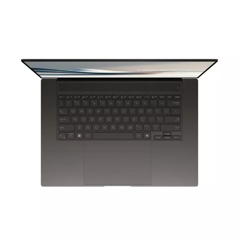 Laptop ASUS Vivobook S16 UM5606WA — 16 cali OLED 3K (2880×1800) 120Hz, AMD Ryzen AI 9 370HX, 32GB LPDDR5X, 2TB SSD, Windows 11 Pro, Zumaia Gray
