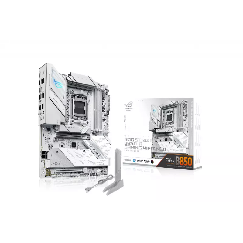 Płyta główna ASUS ROG STRIX B850-A GAMING WIFI7 NEO — AMD B850, Socket AM5, ATX, DDR5, 4 DIMM, 256 GB, Wi‑Fi 7, 5GbE