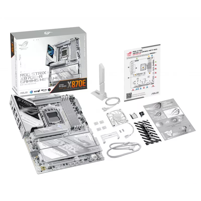 Płyta główna ASUS ROG STRIX X870E-A GAMING WIFI7 NEO — AMD X870E, Socket AM5, ATX, DDR5, 4 DIMM, 256 GB