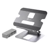 j5create JTS327 Wielokątna stacja dokująca 4K, Podstawka pod laptop, Szary, Aluminium, 40.6 cm (16 cali), 4 kg, Laptop z Windows / Mac