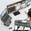 j5create JTS327 Wielokątna stacja dokująca 4K, Podstawka pod laptop, Szary, Aluminium, 40.6 cm (16 cali), 4 kg, Laptop z Windows / Mac