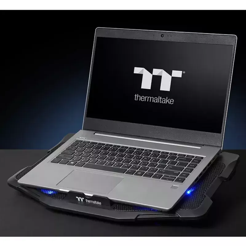 Podkładka chłodząca do laptopa Thermaltake Massive 12 Max 43,2 cm 5 wentylatorów Czarna