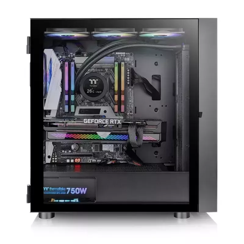 Obudowa PC Thermaltake H570 TG ARGB Midi Tower Czarna