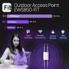 Punkt dostępowy bezprzewodowy EnGenius Fit6 2×2 Outdoor — dwuzakresowy 2,4/5 GHz, 1774 Mbps, PoE, LAN 2,5GbE, 4 anteny, biały