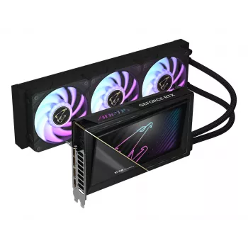 Karta graficzna GIGABYTE AORUS GeForce RTX 5090 XTREME WATERFORCE 32G – 32 GB GDDR7, 512-bit, PCI-E 5.0, 2655 MHz taktowanie rdzenia, 3x DP 2.1a, 1x HDMI 2.1b, NVIDIA DLSS 4, GV-N5090AORUSX W-32GD