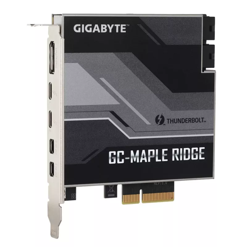 GIGABYTE GC-MAPLE RIDGE karty interfejsów/adapter Wewnętrzny DisplayPort, Mini DisplayPort, Thunderbolt 4, USB 3.2 Gen 2 (3.1 Gen 2)