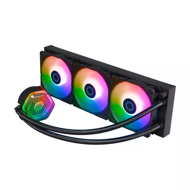 Zestaw chłodzenia cieczą Cooler Master MasterLiquid 360 ATMOS 12 cm Czarny