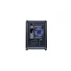 Obudowa komputerowa Cooler Master MasterFrame 400 Mesh Czarna mATX z przezroczystym panelem bocznym i wentylatorem 120 mm ARGB