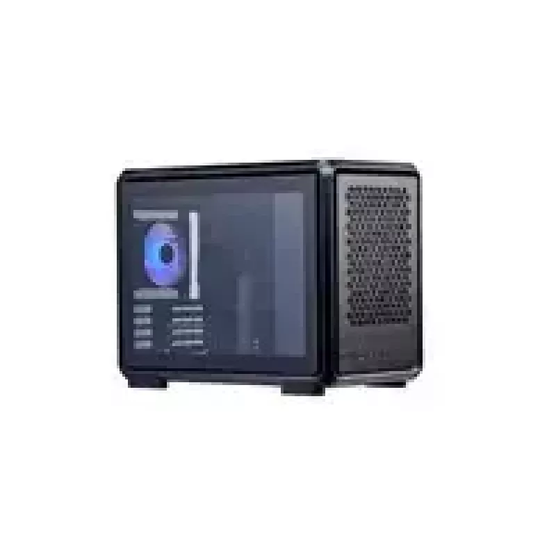 Obudowa komputerowa Cooler Master MasterFrame 400 Mesh Czarna mATX z przezroczystym panelem bocznym i wentylatorem 120 mm ARGB