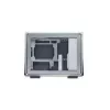 Obudowa komputerowa Cooler Master MasterFrame 400 Mesh srebrny, mATX, przezroczysty panel boczny, 1x wentylator ARGB 120 mm