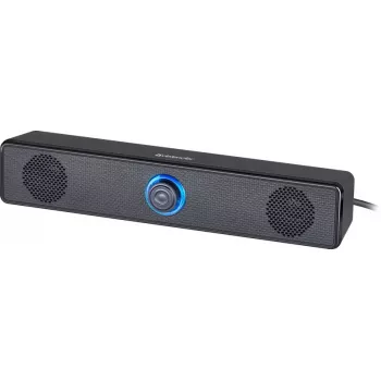 Głośnik przenośny DEFENDER Z2 Czarny, przewodowy USB, 6W RMS, SNR 70 dB, 80–18000 Hz, konstrukcja sześcienna