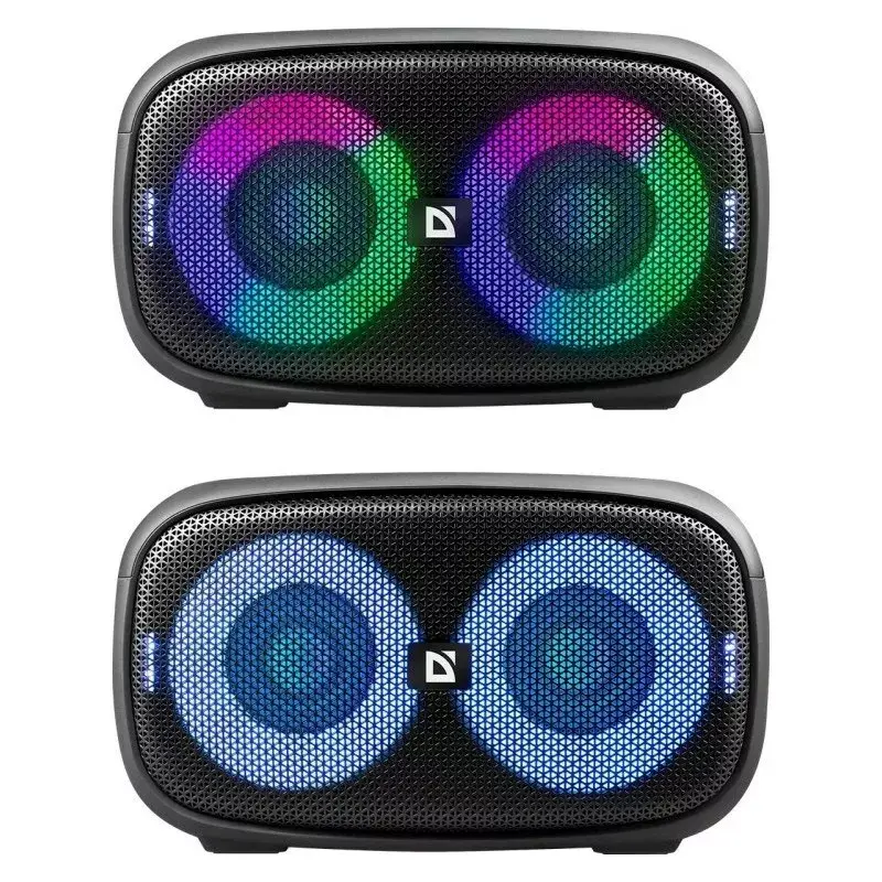 Przenośny głośnik stereo Bluetooth Defender Q5, 20 W, podświetlenie LED, radio FM, TWS