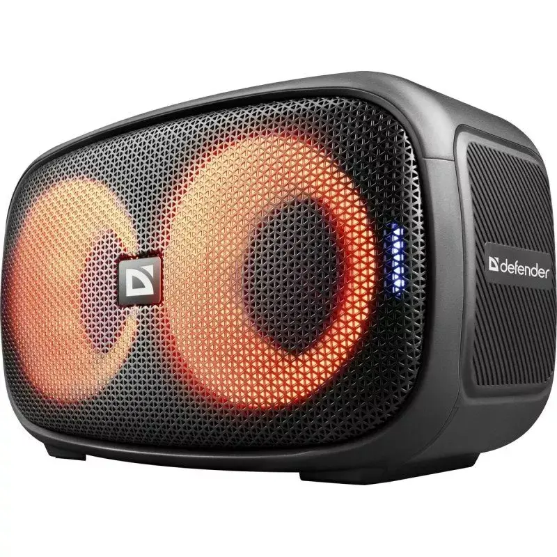Przenośny głośnik stereo Bluetooth Defender Q5, 20 W, podświetlenie LED, radio FM, TWS
