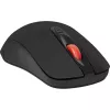Bezprzewodowa mysz optyczna cicha RF DEFENDER Nexus MS-195 — 1600 DPI, 2.4 GHz, Nano USB, symetryczna, 2×AAA, czarna