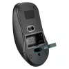 Bezprzewodowa mysz optyczna cicha RF DEFENDER Nexus MS-195 — 1600 DPI, 2.4 GHz, Nano USB, symetryczna, 2×AAA, czarna