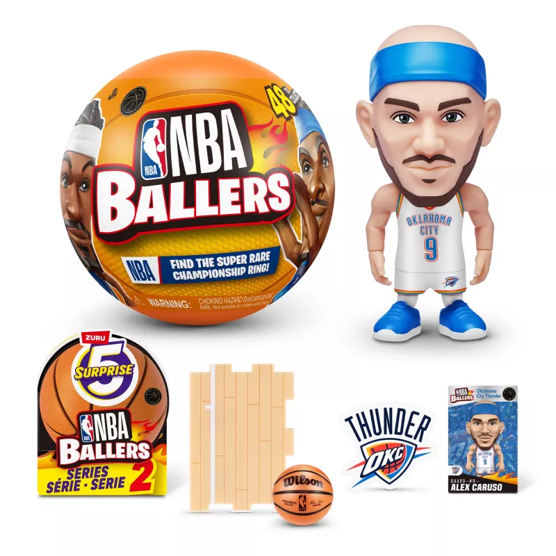5 Surprise NBA Ballers Series 2, 3 lata, Wielokolorowy