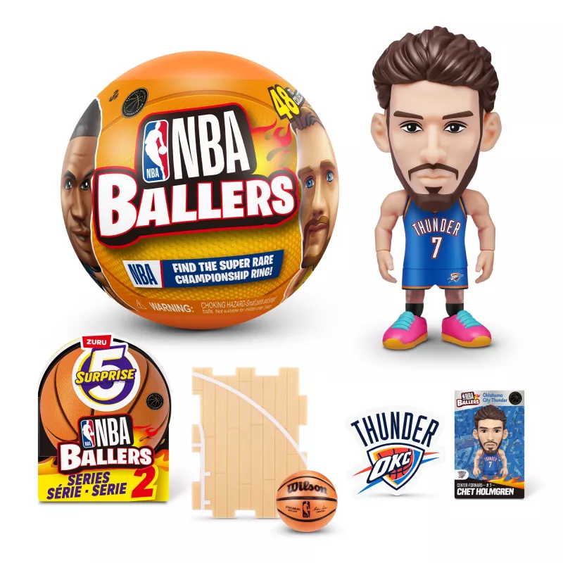 5 Surprise NBA Ballers Series 2, 3 lata, Wielokolorowy