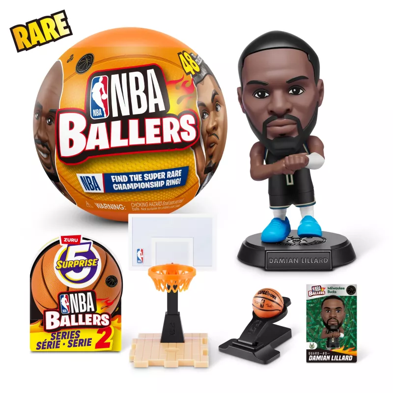 5 Surprise NBA Ballers Series 2, 3 lata, Wielokolorowy