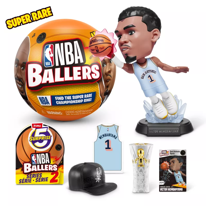 5 Surprise NBA Ballers Series 2, 3 lata, Wielokolorowy