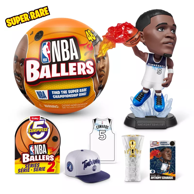 5 Surprise NBA Ballers Series 2, 3 lata, Wielokolorowy