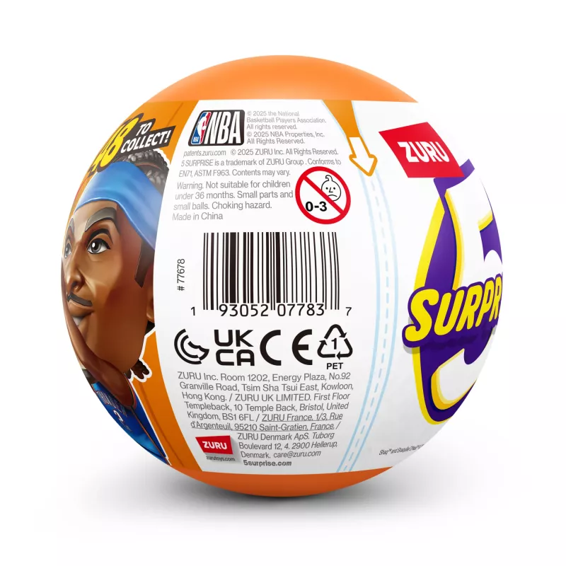 5 Surprise NBA Ballers Series 2, 3 lata, Wielokolorowy