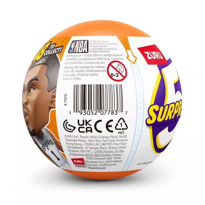 5 Surprise NBA Ballers Series 2, 3 lata, Wielokolorowy