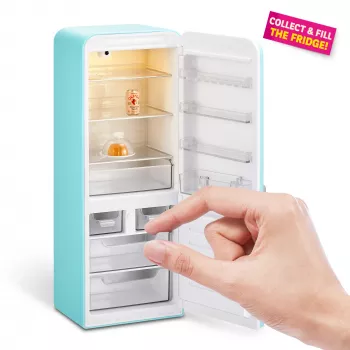 Zuru Mini Brands Mini Minis Fill the Fridge Playset — kolekcjonerskie miniaturowe akcesoria do lodówki spożywczej