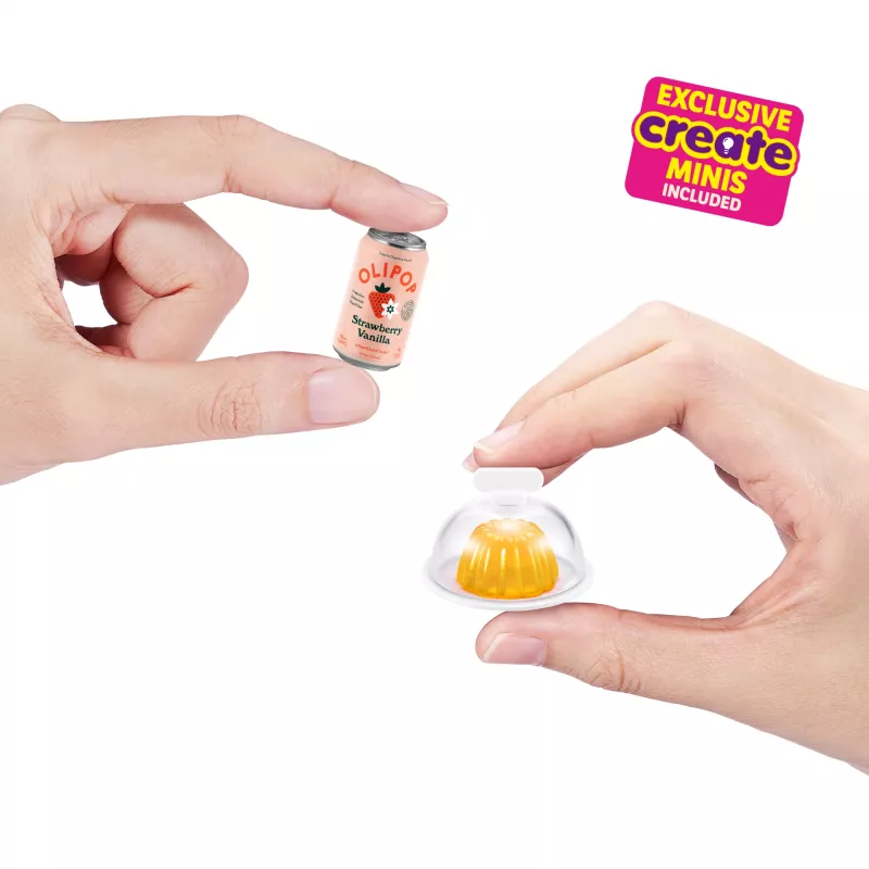 Zuru Mini Brands Mini Minis Fill the Fridge Playset — kolekcjonerskie miniaturowe akcesoria do lodówki spożywczej
