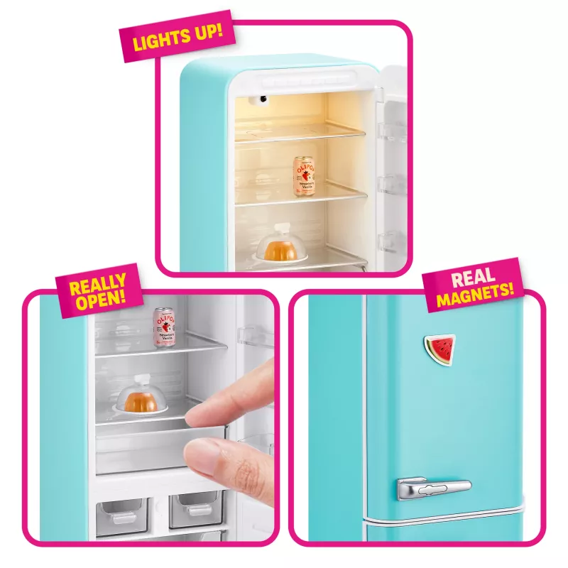 Zuru Mini Brands Mini Minis Fill the Fridge Playset — kolekcjonerskie miniaturowe akcesoria do lodówki spożywczej