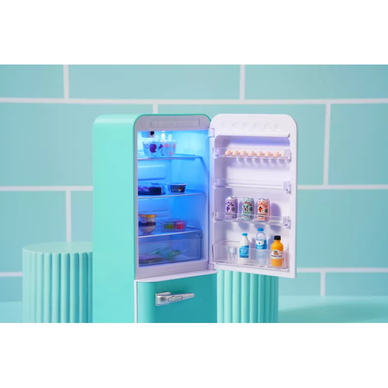 Zuru Mini Brands Mini Minis Fill the Fridge Playset — kolekcjonerskie miniaturowe akcesoria do lodówki spożywczej