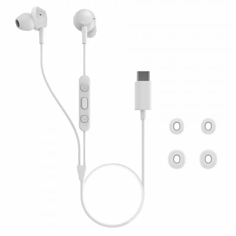 Philips TAE5008WT/00 słuchawki/zestaw słuchawkowy Przewodowe Douszne Połączenia/Muzyka USB Type-C Biały