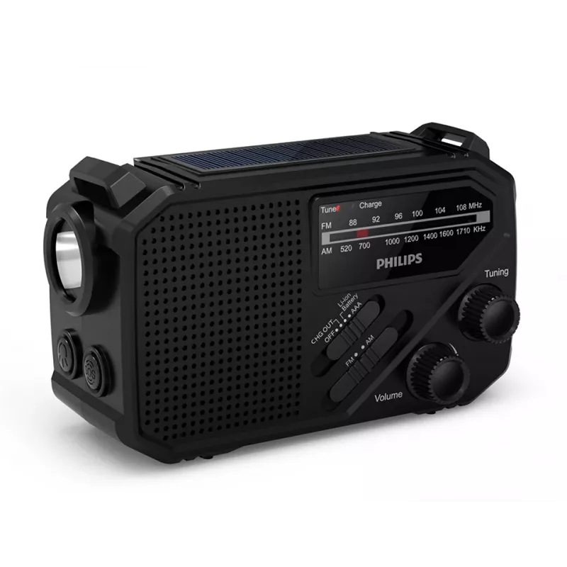Radio przenośne Philips TAR1609/00 Analogowe i cyfrowe AM FM Czarny