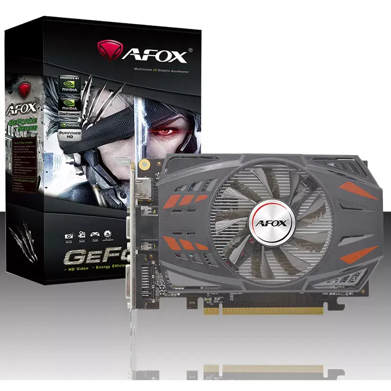 Karta graficzna AFOX GeForce GT 730 AF730-1024D3L7-V1 — 1 GB GDDR5, 128-bit, PCIe 2.0