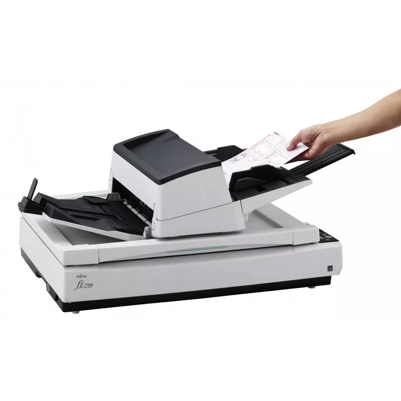 Ricoh fi-7700S Skaner płaski i ADF 600 x 600 DPI A3 Czarny, Biały