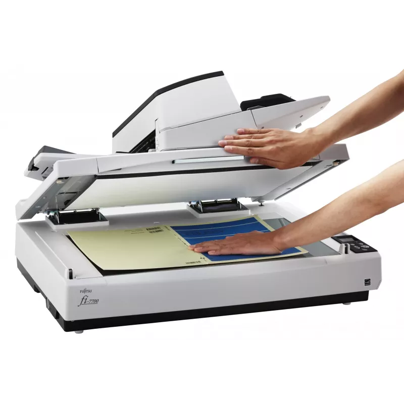 Ricoh fi-7700S Skaner płaski i ADF 600 x 600 DPI A3 Czarny, Biały