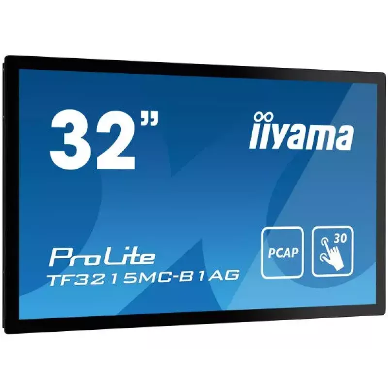 iiyama ProLite TF3215MC-B1AG monitor komputerowy 81,3 cm (32 cale) 1920 x 1080 pikseli Full HD LED Dotykowy Kiosk Czarny