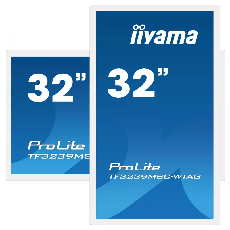 Monitor iiyama ProLite TF3239MSC-W1AG 31.5 cala (80 cm) Full HD 1920x1080 LED Dotykowy AMVA3 Biały