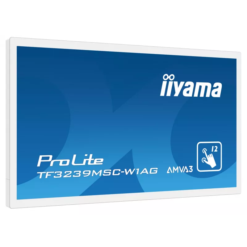 Monitor iiyama ProLite TF3239MSC-W1AG 31.5 cala (80 cm) Full HD 1920x1080 LED Dotykowy AMVA3 Biały