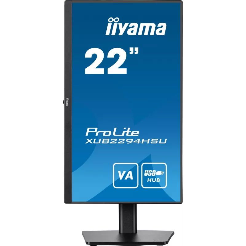 Monitor komputerowy iiyama ProLite XUB2294HSU-B2 54,6 cm (21,5 cala) 1920 x 1080 pikseli Full HD LCD czarny