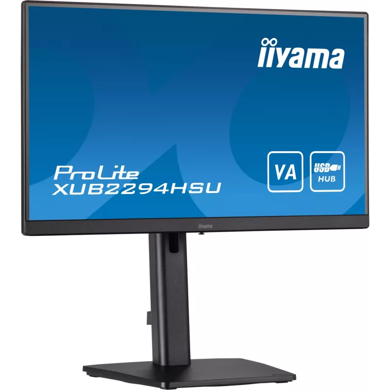 Monitor komputerowy iiyama ProLite XUB2294HSU-B2 54,6 cm (21,5 cala) 1920 x 1080 pikseli Full HD LCD czarny