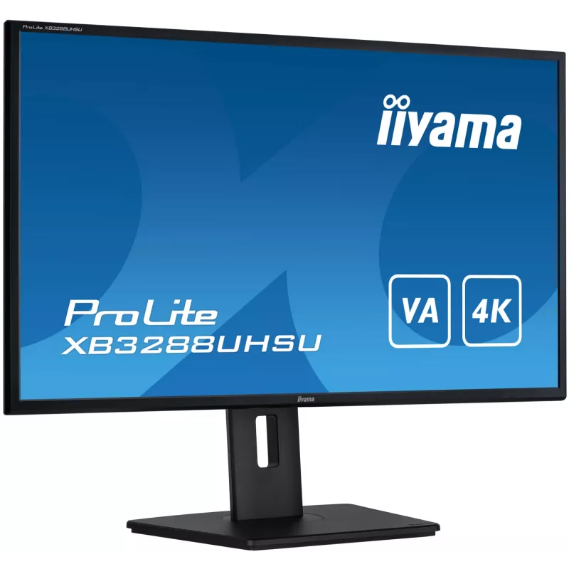 iiyama ProLite XB3288UHSU-B5 monitor komputerowy 80 cm (31,5 cala) 3840 x 2160 pikseli 4K Ultra HD LCD Czarny