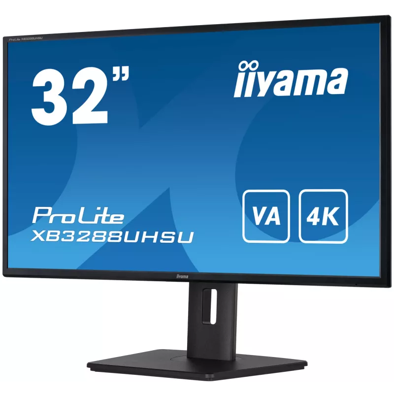 iiyama ProLite XB3288UHSU-B5 monitor komputerowy 80 cm (31,5 cala) 3840 x 2160 pikseli 4K Ultra HD LCD Czarny