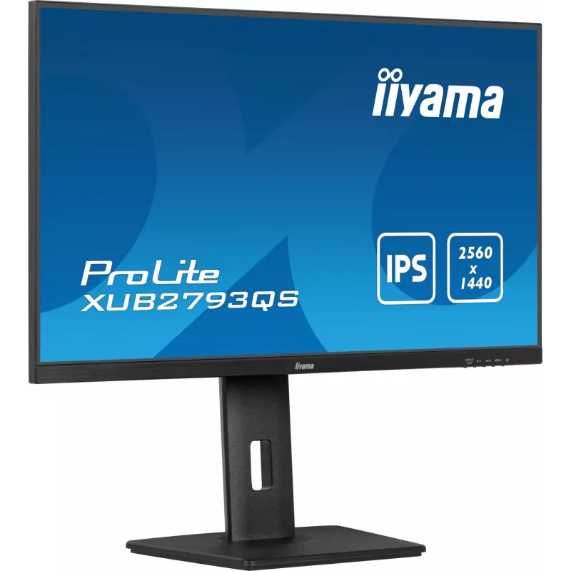 iiyama ProLite XUB2793QS-B7 monitor komputerowy 68,6 cm (27 cali) 2560 x 1440 pikseli Quad HD LED Czarny