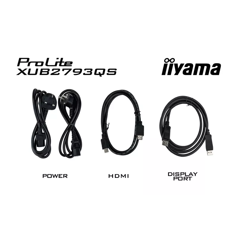 iiyama ProLite XUB2793QS-B7 monitor komputerowy 68,6 cm (27 cali) 2560 x 1440 pikseli Quad HD LED Czarny