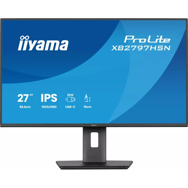 Monitor komputerowy iiyama ProLite XB2797HSN-B1 68,6 cm (27 cali) 1920 x 1080 pikseli Full HD LCD Czarny