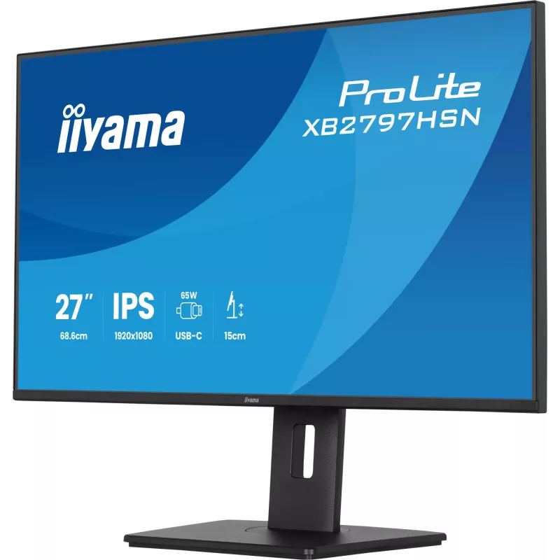 Monitor komputerowy iiyama ProLite XB2797HSN-B1 68,6 cm (27 cali) 1920 x 1080 pikseli Full HD LCD Czarny