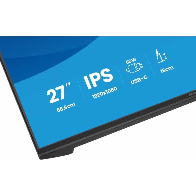 Monitor komputerowy iiyama ProLite XB2797HSN-B1 68,6 cm (27 cali) 1920 x 1080 pikseli Full HD LCD Czarny
