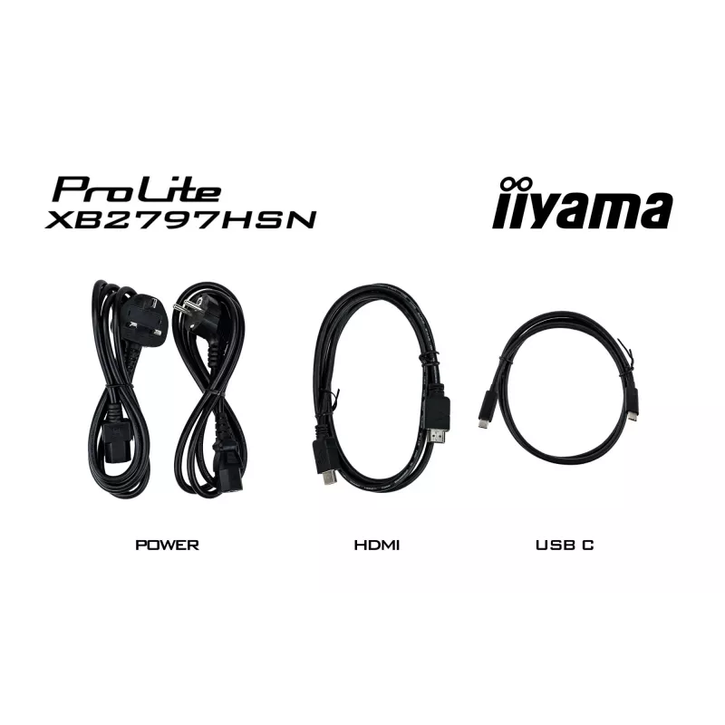Monitor komputerowy iiyama ProLite XB2797HSN-B1 68,6 cm (27 cali) 1920 x 1080 pikseli Full HD LCD Czarny
